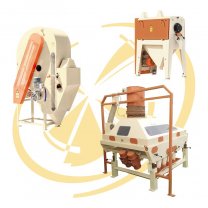 Kompletna linia do produkcji kaszy do przetwórstwa kukurydzy, z oddzieleniem kiełka, o wydajności 60 t/doba