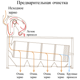 Wstępne czyszczenie ziarna