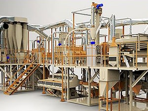 Крупозаводы и линии, мельницы сортового помола